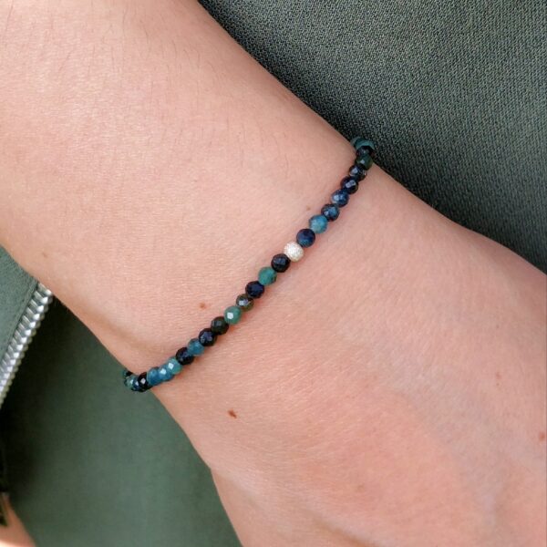 Bransoletka Simple Indygolit